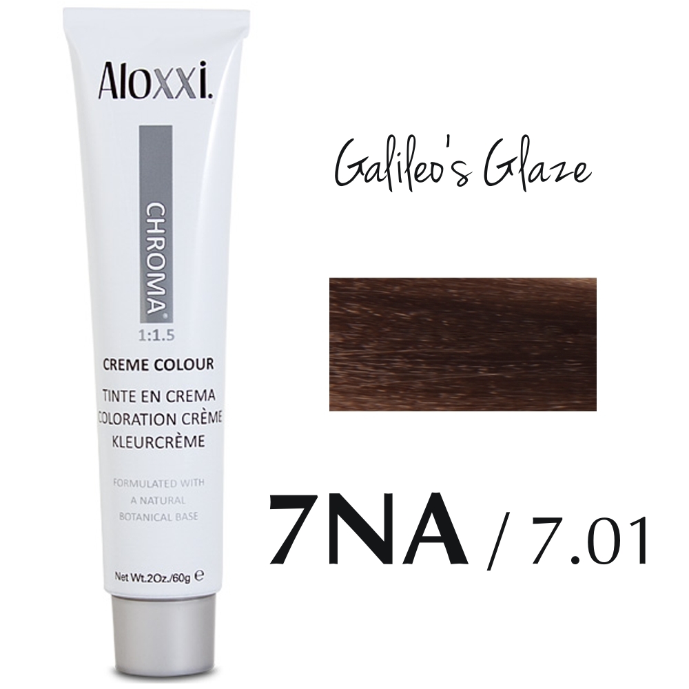 Перманентна боя за коса Chroma - 7NA - Galileo's Glaze 60 гр ALOXXI