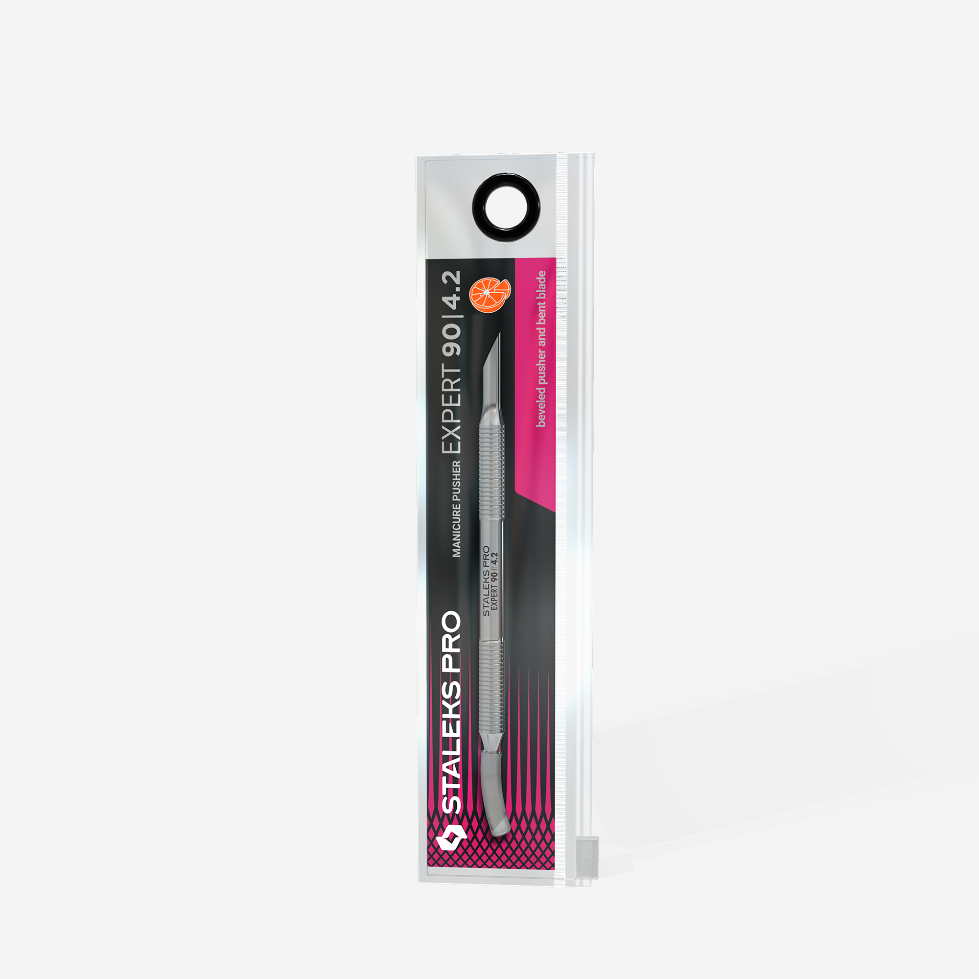 Избутвач за маникюр EXPERT 90 TYPE 4.2 (скосен избутвач + огънато острие) – снимка 2